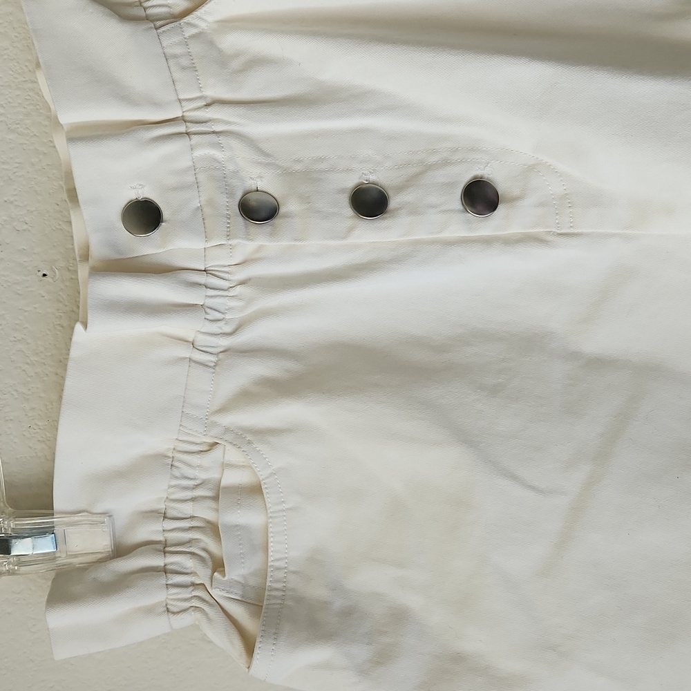 Solid & Striped Ashton Paperbag High Rise Shorts brulee white Sz S Pinup Girl - Picture 7 of 14